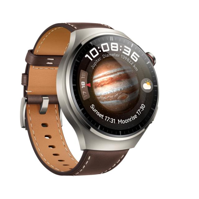 Часовник Huawei Watch 4 Pro Medes-L29L, 1.5", Amoled, 466x466, PPI 310, 2G, e-sim, Dual - band GNSS, BT5.2 BR+BLE, 5ATM, 780mAh, Brown+ Freebuds 5i