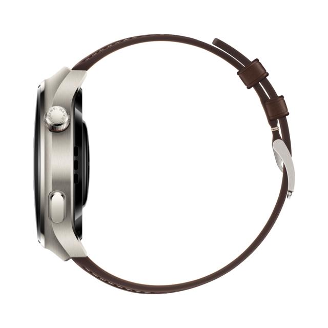 Часовник Huawei Watch 4 Pro Medes-L29L, 1.5", Amoled, 466x466, PPI 310, 2G, e-sim, Dual - band GNSS, BT5.2 BR+BLE, 5ATM, 780mAh, Brown+ Freebuds 5i