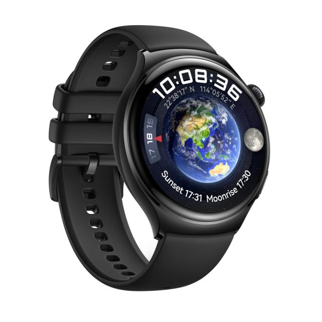 Часовник Huawei Watch 4 Archi-L19F, Amoled, 466x466, PPI 310, 2G, e-sim, Single - band GNSS, BT5.2 BR+BLE, 5ATM, 530mAh, Black+Freebuds 5i