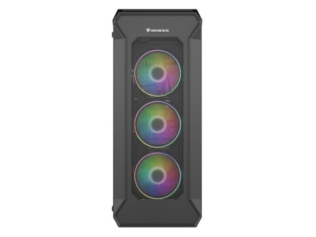 Кутия за компютър Genesis Gaming PC Case IRID 505 ARGB V2 Midi Tower Window Black