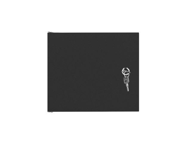 Комуникационен шкаф Lanberg rack cabinet 10" wall-mount 6U / 280x310 for self-assembly with metal door (flat pack), black