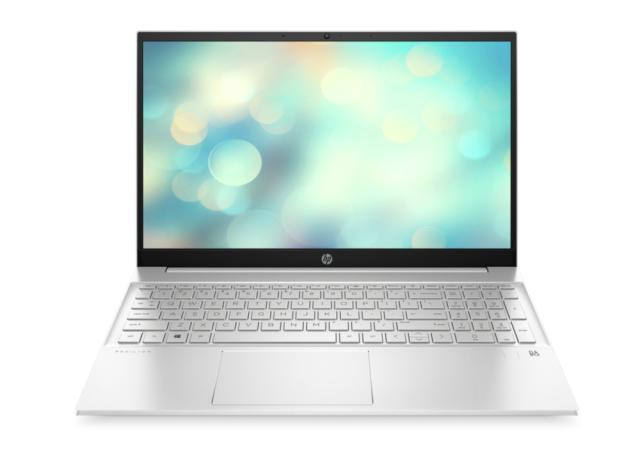 Лаптоп HP Pavilion 15-eh2003nu Natural Silver, Ryzen 7-5825U(2Ghz, up to 4.5GH/16MB/8C), 15.6" FHD IPS AG, 16GB 3200MHz 2DIMM, 512GB PCIe SSD, WiFi a/c 2x2 + BT5, FPR, no SD Reader, Backlit Kbd, 3C Batt, Free DOS + ZTE A51 4G, Blue