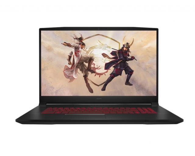 Лаптоп MSI Katana GF76 12UE, RTX3060 GDDR6 6GB, 17.3" FHD (1920x1080), 144Hz, i7-12700H, DDR4 16GB 3200MHz (8GBx2), 1TB NVMe PCIe SSD Gen4x4, 2x M.2 (1 slot free), Intel Wi-Fi 6, BT5.2, backlight KB(Red), 3-Cell 53.5Whr, No OS, 2.6 kg, 2Y + ZTE A51 4