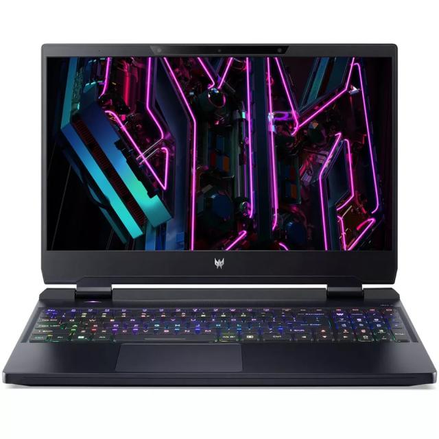 Лаптоп Acer Predator Helios PH3D15-71-98VT (24-ядрен)  Intel Core i9-13900HX (up to 5.40 GHz 36MB), 15.6" UHD (3840x2160) IPS 100% Adobe RGB, 2x16GB DDR5, 2x1TB SSD NVMe RAID, RTX4080 12Gb DDR6, WIFI 6E, Windows 11 Home