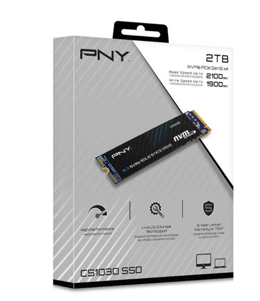 Твърд диск PNY SSD CS1030 M.2 GEN3 2TB