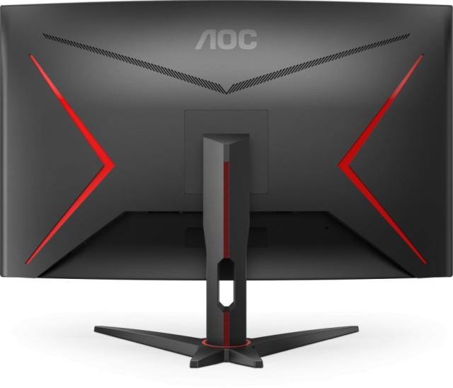 Монитор AOC CQ32G2SE/BK, 31.5", Curved 1500R, VA, WLED, 2560x1440@165Hz, 4ms GtG, 1ms MPRT, 250cd m/2, 3000:1, DCR 80M:1, Adaptive Sync, FlickerFree, Low Blue Light, 5Wx2, Tilt, 2xHDMI, DP
