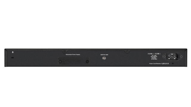 Комутатор D-Link 24 x 10/100/1000BASE-T PoE ports (370W budget) Layer 3 Stackable Managed Gigabit Switch with 2 x 10GBASE-T ports and 4 x SFP+ ports 
