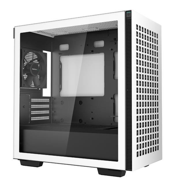 Кутия DeepCool CH370 WH, 2x USB3.0, Audio, Mini-ITX / Micro-ATX, бяла