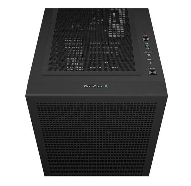 Кутия за компютър DeepCool CH560, Mid Tower, 1xUSB3.0, 1xType-C, 1xAudio, Mini-ITX/Micro-ATX/ATX/E-ATX