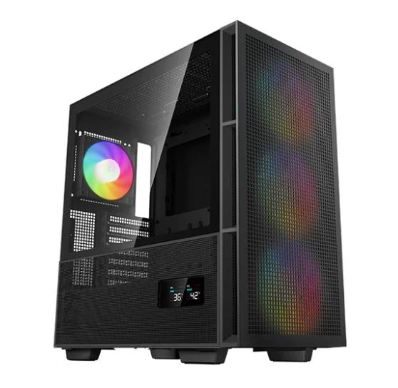 Кутия за компютър DeepCool CH560 Digital, Mid Tower, 1xUSB3.0, 1xType-C, 1xAudio, Mini-ITX/Micro-ATX/ATX/E-ATX