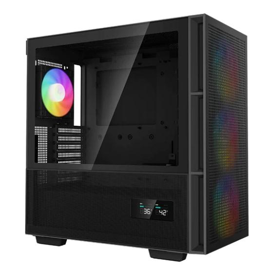 Кутия за компютър DeepCool CH560 Digital, Mid Tower, 1xUSB3.0, 1xType-C, 1xAudio, Mini-ITX/Micro-ATX/ATX/E-ATX