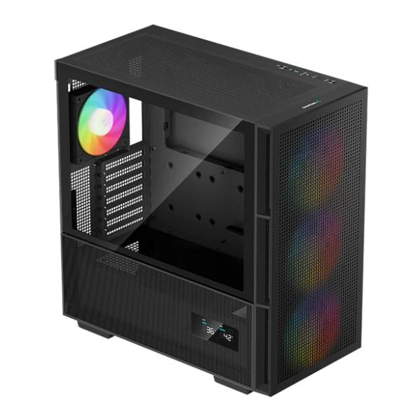 Кутия за компютър DeepCool CH560 Digital, Mid Tower, 1xUSB3.0, 1xType-C, 1xAudio, Mini-ITX/Micro-ATX/ATX/E-ATX