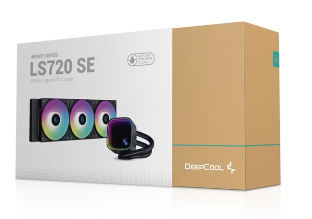 Охлаждаща система DeepCool LS720 SE, 360mm CPU Liquid Cooler, ARGB, LGA 1700/1200/1151/1150/1155, AMD AM5/AM4