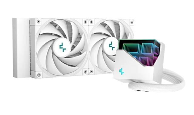 Охладител за процесор DeepCool LT520, 240mm CPU Liquid Cooler, WH, LGA2066/2011v3/2011/1700/1200/11x, AMDsTRX4/sTR4/AM5/AM4