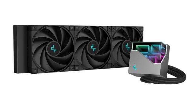 Охладител за процесор DeepCool Water Cooling LT720 BK - Addressable RGB, Infinity mirror design - LGA1700/AM5