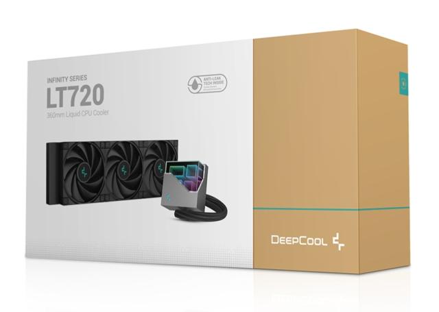 Охладител за процесор DeepCool Water Cooling LT720 BK - Addressable RGB, Infinity mirror design - LGA1700/AM5