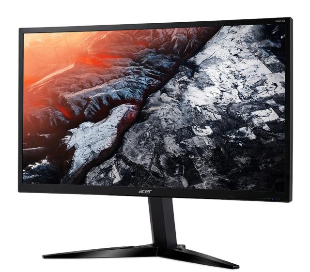 Монитор Acer KG251QDbmiipx, 24.5" Wide, TN LED, Anti-Glare, 1ms, ZeroFrame, FreeSync, 240Hz, 100M:1, 400 cd/m2, 1920x1080, HDMI, DP, Speakers 2x2W, Tilt, Black