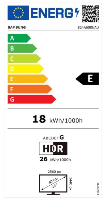 Монитор Samsung S24A600, 23.8" IPS LED, 75 Hz, 5 ms GTG, 2560x1440, Display Port 1.2, HDMI 1.4, 178°/178°, Black