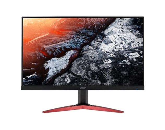 Монитор Acer KG251QJbmidpx, 24.5'' TN LED, Anti-Glare, FreeSync, ZeroFrame, 1ms, 100M:1, 400 cd/m2, 1920x1080 FHD, 165Hz, DVI, HDMI, DP, Audio in/out, Speakers 2x2W, Tilt, Black