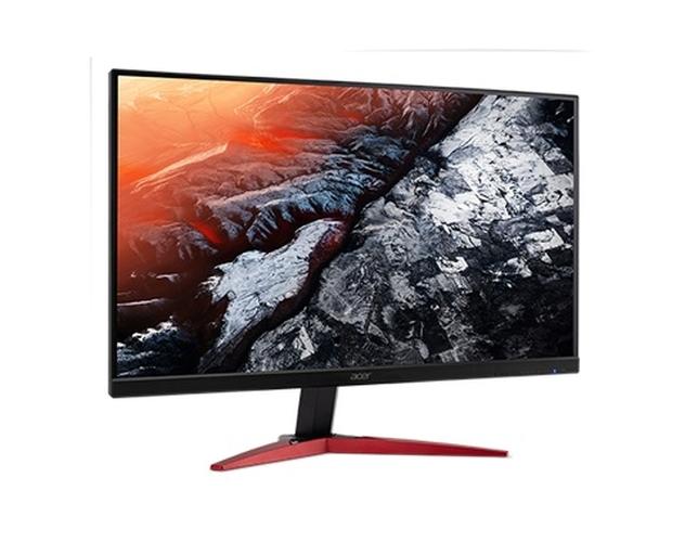 Монитор Acer KG251QJbmidpx, 24.5'' TN LED, Anti-Glare, FreeSync, ZeroFrame, 1ms, 100M:1, 400 cd/m2, 1920x1080 FHD, 165Hz, DVI, HDMI, DP, Audio in/out, Speakers 2x2W, Tilt, Black