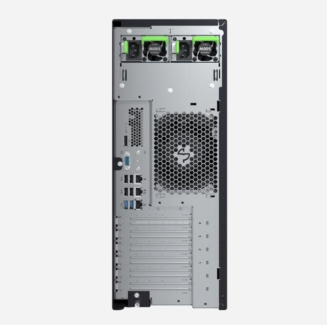 Сървър Fujitsu PRIMERGY TX1330 M5,  Intel Xeon E-2336, 1x16 GB U 3200 1R, Basic 2.5' kit (8x), KIT EUROPE, iRMC advanced pack, Modular PSU 500W titanium hp, FTS wide / FTS