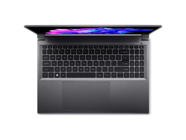 Лаптоп Acer Swift Edge, SFX16-61G-R6A3, AMD Ryzen 9 7940HS (4.0GHz up to 5.2GHz, 16MB), 16" 3.2K OLED 120Hz, WQXGA+ (3200 x 2000), 32GB LPDDR5, 1024GB PCIe SSD, RTX 4050 6GB GDDR6, Micro SD, QHD cam + mic, WIFI 6E BT, Backlit KB, FPR, Win 11 Home, Gr