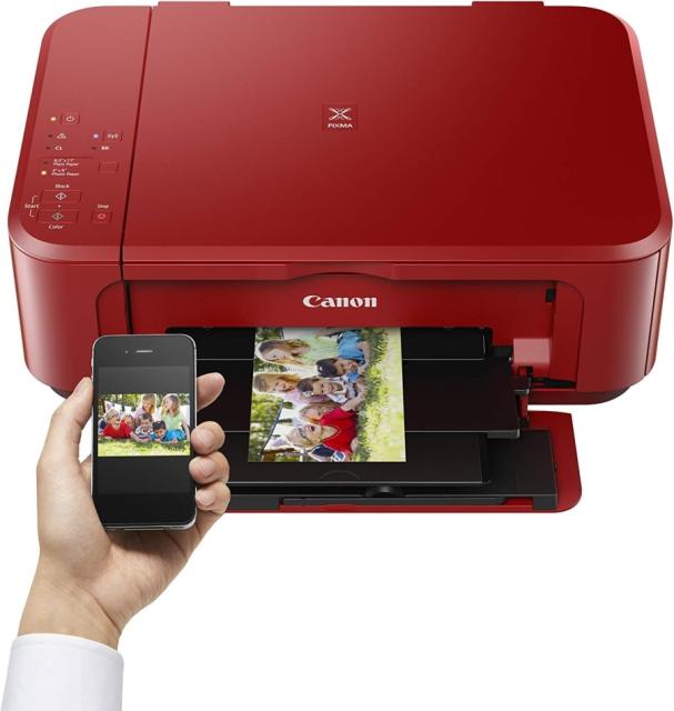 Мастилоструйно многофункционално устройство Canon PIXMA MG3650S All-In-One, Red