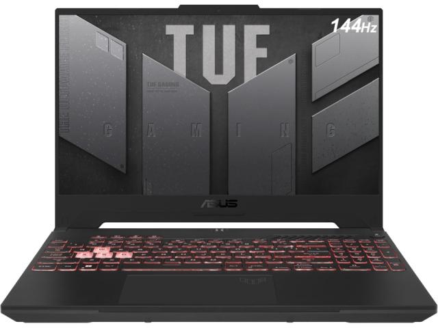 Лаптоп Asus TUF A15 FA507NV-LP020, AMD Ryzen 7 7735HS (8-core/16-thread, 16MB L3 cache, up to 4.7 GHz max boost) , 15.6" FHD AG (1920x1080)144Hz, 16GB DDR5 (2x8 GB), 1TB PCIe 4. RTX 4060  8 GDDR6, Wi-Fi 6(802.11ax), Backlit Chiclet Keyboard 1-Zone RG