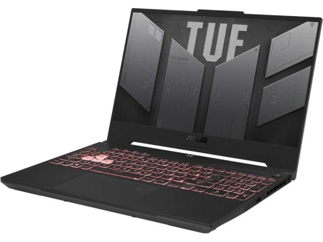 Лаптоп Asus TUF A15 FA507NV-LP020, AMD Ryzen 7 7735HS (8-core/16-thread, 16MB L3 cache, up to 4.7 GHz max boost) , 15.6" FHD AG (1920x1080)144Hz, 16GB DDR5 (2x8 GB), 1TB PCIe 4. RTX 4060  8 GDDR6, Wi-Fi 6(802.11ax), Backlit Chiclet Keyboard 1-Zone RG