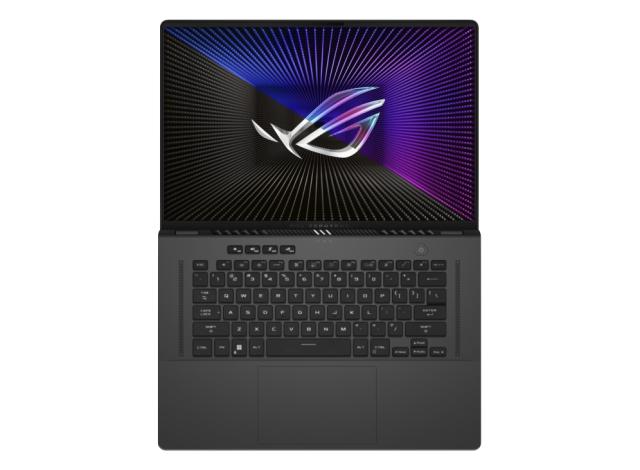 Лаптоп Asus ROG Zephyrus G16 GU603VI-N4002W, i9-13900H 2.6 GHz, 16"WQXGA (2560 x 1600,16:10) 240Hz, 16GB DDR5 4800Mhz(on board 16),1TB PCIe 4., RTX4070  8 GB GDDR6, Wi-Fi 6E(802.11ax) ,Backlit Chiclet Keyboard 1-Zone RGB, Windows 11 ,Eclipse Gray