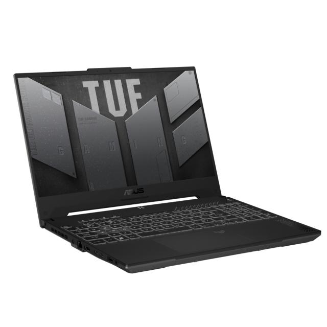 Лаптоп Asus TUF F15 FX507ZU4-LP056, Intel i7-12700H 2.3 GHz (24M Cache, up to 4.7 GHz) , 15.6" FHD AG (1920x1080)144Hz, 16GB DDR4 (2x8 GB), 1TB PCIe 4,RTX 4050 GB, Wi-Fi 6(802.11ax)Backlit Chiclet Keyboard 1-Zone RGB, no OS