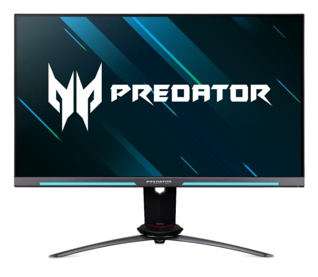 Монитор Acer Predator XB253QGWbmiiprzx, 24.5" IPS, ZeroFrame, G-SYNC Comp., DisplayHDR 400, 1ms (0.5ms min.), 100M:1, 400nits, FHD (1920x1080), up to 280Hz, 2xHDMI, DP, Audio out, USB 3.0 Hub, 2x2W, Height adj., Tilt, Swivel, Pivot, Black