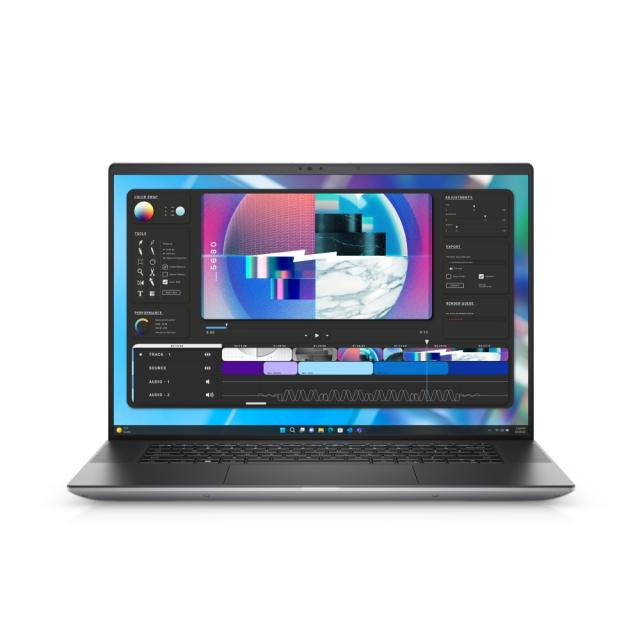 Лаптоп Dell Precision 5680, Intel Core i7-13700H  (24MB, 14C, 2.4-5.0GHz), 16" FHD+ (1920x1200), WLED 100% DCI-P3, 500 nits, IR Cam, 32GB (2x16GB) LPDDR5, 6000MT/s, 1TB M.2 Gen 4 PCIe, NVIDIA RTX A1000, 6GB GDDR6, Wi-Fi 6/6E, BT, Backlit, Win 11 Pro,