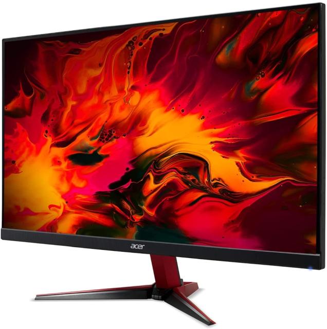 Монитор Acer Nitro VG252QXbmiipx, 24.5" Wide IPS LED, Anti-Glare, ZeroFrame, G-Sync, 100M:1, 400nits, 1920x1080 FHD up to 240Hz, 1ms/0.5ms(Min.), 2xHDMI, DP, Audio out, Speakers 2x2W, Tilt, Black