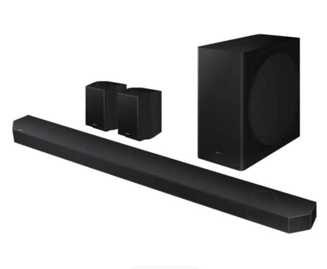 Аудио система Samsung HW-Q930C Soundbar 540 Watts 9.1.4ch, Wireless Dolby Atmos, Q-Symphony, SpaceFit Sound, Black