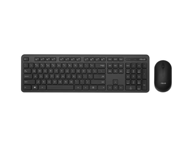 Клавиатура Asus CW100, WIRELESS KEYBOARD+MOUSE, Black