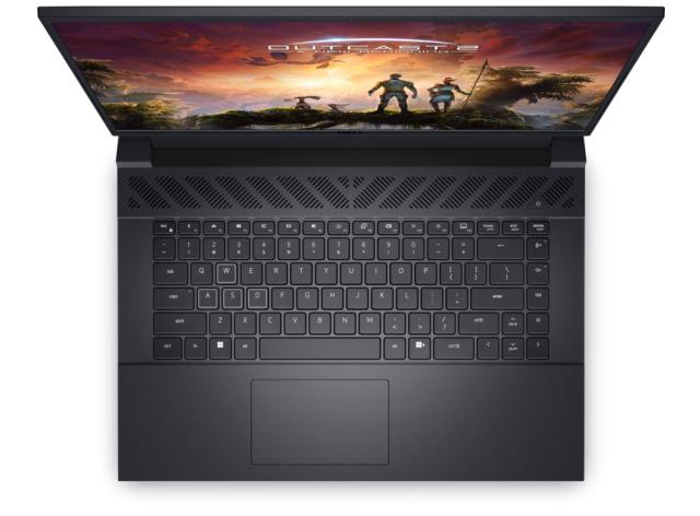 Лаптоп Dell G16 7630, Intel Core i9-13900HX (36 MB cache, 24 core, up to 5.40 GHz), 16" QHD+ (2560x1600) 165Hz, 3ms, sRGB-100%, 32GB, 2x16GB, DDR5, 4800MHz, 1TB SSD PCIe M.2, GeForce RTX 4060 8GB GDDR6, Wi-Fi 6 AX201, BT, Cam & Mic, Backlit Kbd, UBU,