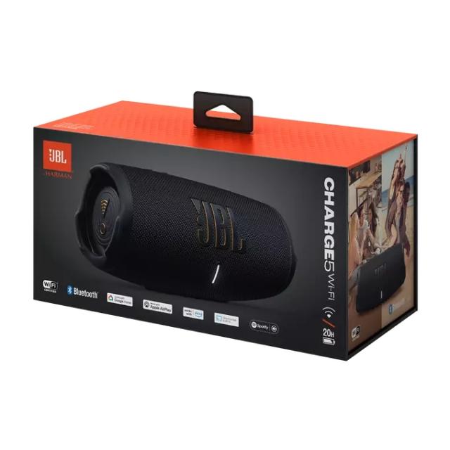 Тонколони JBL Charge 5 BLK Wi-Fi and Bluetooth portable speaker