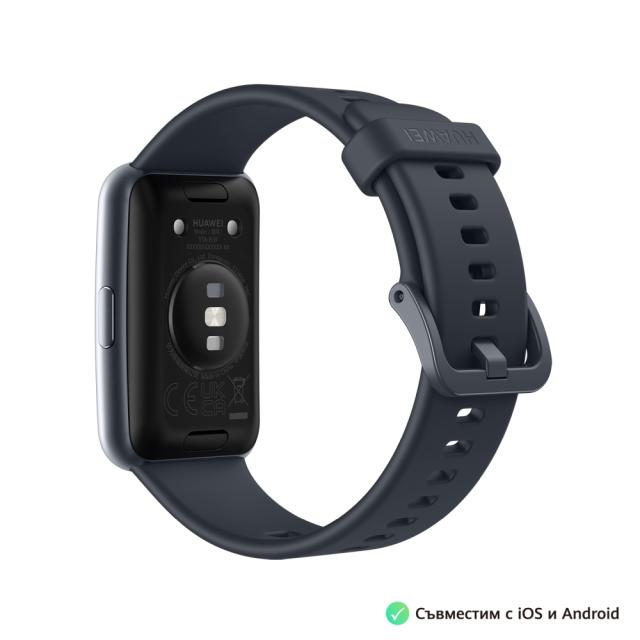 Часовник Huawei Watch Fit Special Edition Starry Black, 1.64” AMOLED, 456 x 280, 5ATM, 2.4 GHz, BT 5.0, BLE, 180 mAh