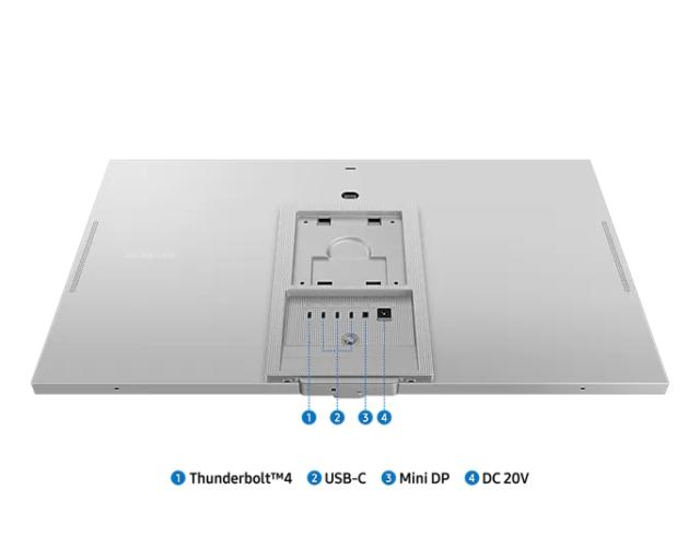 Монитор Samsung LS27C902PAUXEN ViewFinity S9 S90PC, LED IPS, 5ms, 5120x2880, 600cd/m2, 5W x 2, Wirelss DEX, Mini-DP, USB Hub, Thunderbolt, Silver
