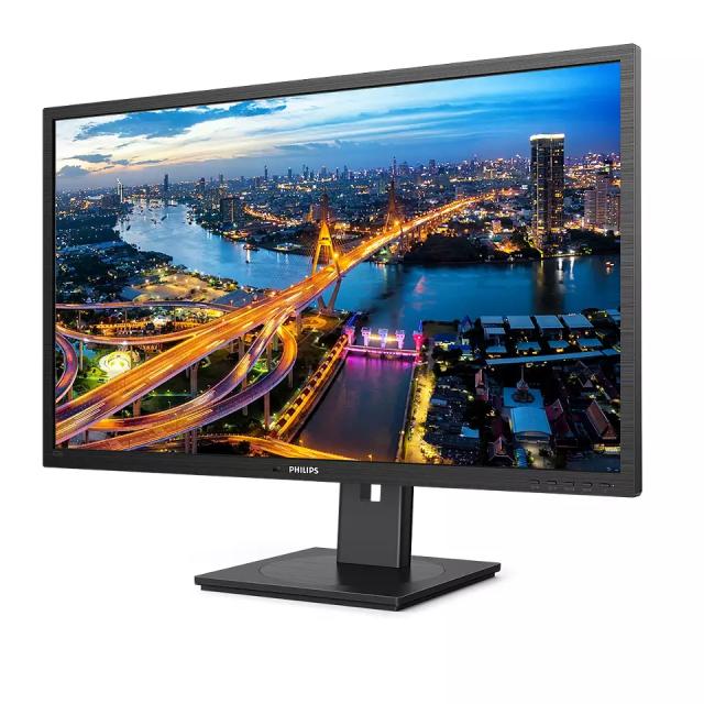 Монитор Philips 325B1L, 31.5" IPS WLED, 2560x1440@75Hz, 4ms GtG, 250cd m/2, 1200:1, DCR 50M:1, Adaptive Sync, FlickerFree, Low Blue Mode, 3Wx2, Tilt, Height Adjust, Pivot, Swivel, 2xHDMI, DP, USB hub