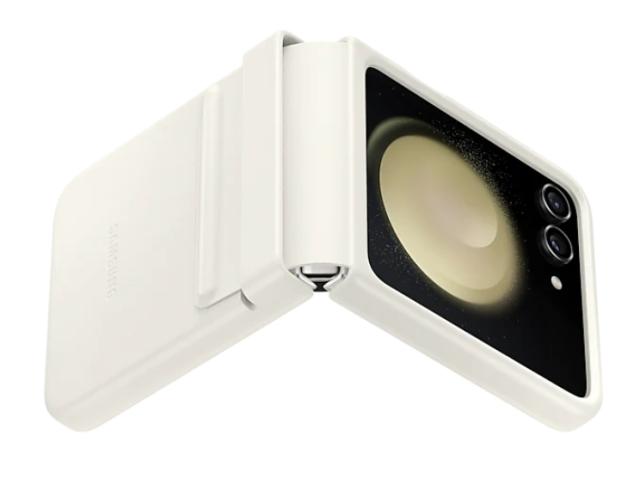 Калъф Samsung F731 Flip5 Flap ECO-Leather Case Cream