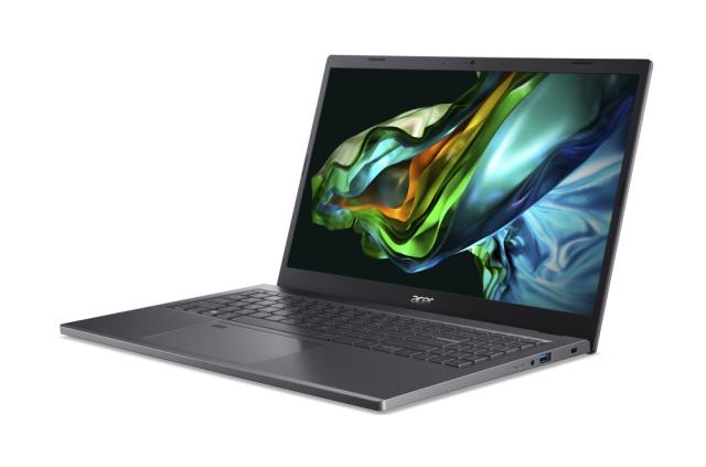 Лаптоп Acer Aspire 5, A515-58M-71NN, Intel Core i7-1355U (1.7GHz up to 5.00GHz, 12MB), 15.6" QHD (2560 x 1440) IPS SlimBezel, 16 GB DDR5, 1024GB PCIe NVMe SSD, Intel UMA, Wifi 802.11AX, BT, HD Cam, KB Backlight, Linux, Gray