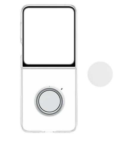 Комплект Samsung F731 Flip5 Starter Pack Clear Gadget Case + TA800