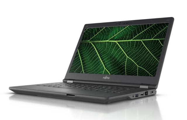 Лаптоп Fujitsu LIFEBOOK E5411, Intel Core i5-1135G7 up to 4.20 GHz, 14" FHD AG, 4GB +16GB DDR4 3200 MHz, SSD 512GB, Intel IRIS graphics, IR-HD cam, FP, TPM 2.0, Intel WiFi 6 AX201, BT, 4cell 50Wh, Keyboard BG, No OS + Fujitsu Wireless KB Mouse Set LX