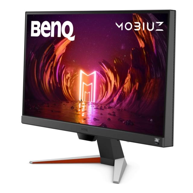 Монитор BenQ MOBIUZ EX240N 23.8" VA, 1920x1080 FHD, 1ms 165Hz, 250 cd/m2, FreeSync Premium, HDMI 2.0, DP, HDRi, B.I.+, treVolo 2x 2.5W speakers, Tilt (down/up) -5 - 15°, Eye-care VESA 100x100, Silver + Genesis Gaming Mouse Zircon 550 Wireless 8000 DP