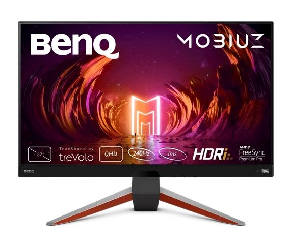 Монитор BenQ MOBIUZ EX270QM 27"IPS, 2K 2560x1440 WQHD,Loc. dimming, 1ms GtG, 240Hz, Fr.SyncPrem.Pro, HDMI2.1 x2, DP1.4 x1, USB, Disp.HDR 600,treVolo 2.1CH Sp.(2.5Wx2, 5W), Tilt, Swivel, H.Adj,VESA, Silver + Genesis Gaming Mouse Zircon 550 Wireless 80