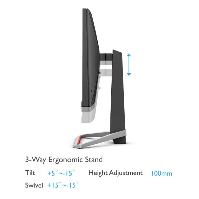 Монитор BenQ MOBIUZ EX2710S, 27",IPS, HDRi, 165Hz,1ms, 1920x1080,FreeSync Premium, PS5/XboX Series X compat.,HDR10, B.I.+, Light Tuner, Quick OSD, treVolo Sp.2.5Wx2,400 cd/m2,HDMIx2, DP, Height Adj., Grey + Genesis Gaming Mouse Zircon 550 Wireless 80