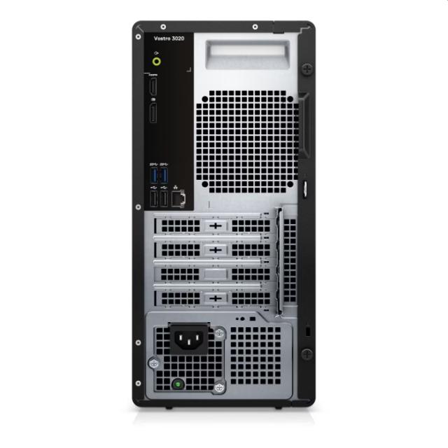 Настолен компютър Dell Vostro 3020 MT, Intel Core i7-13700F (16-Core, 30MB Cache, 2.1GHz to 5.1GHz), 16GB, 16GBx1, DDR4, 3200MHz, 512GB M.2 PCIe NVMe, NVIDIA GeForce GTX 1660 SUPER 6GB GDDR6, Wi-Fi 6, BT, Keyboard&Mouse, 460W, Linux, 3Y PS