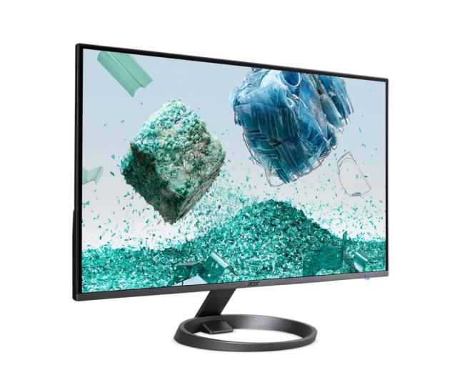 Монитор Acer Vero RL242YEyiiv, 23.8W" IPS LED, Anti-Glare, FreeSync, 4ms (GTG), 75Hz, 100M:1, 250nits, 1920x1080, Flicker-Less, BlueLightShield, 2xHDMI, VGA, Tilt, VESA, Black